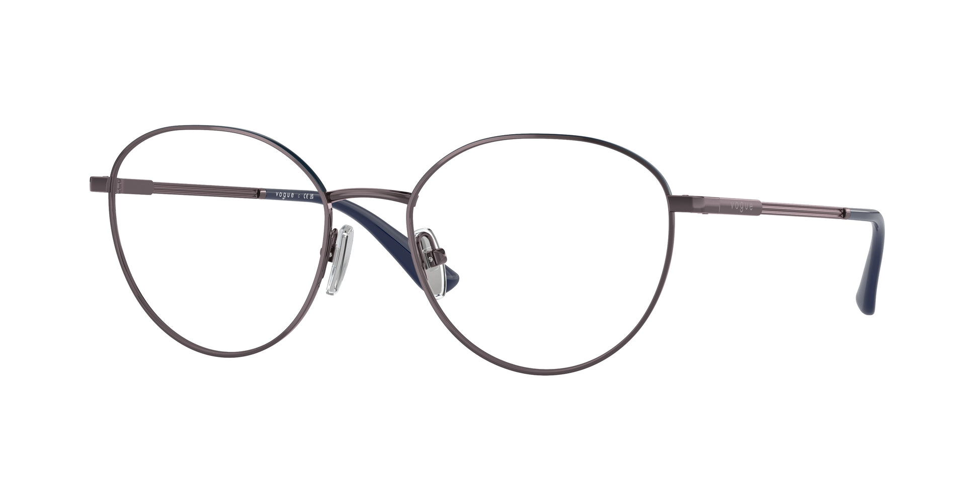 Vogue VO4306 Round Eyeglasses  5149-Light Violet/Top Blue 53-140-18 - Color Map Violet