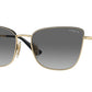 Vogue VO4308S Butterfly Sunglasses  848/11-Pale Gold/Top Black 56-140-17 - Color Map Gold
