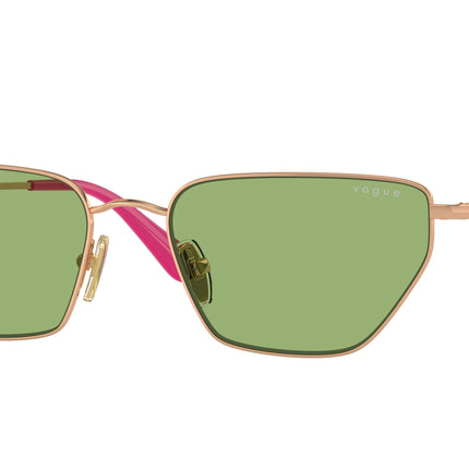 Vogue VO4316S Irregular Sunglasses  5152/2-Rose Gold 56-135-18 - Color Map Gold