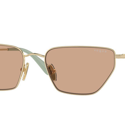 Vogue VO4316S Irregular Sunglasses  848/3-Pale Gold 56-135-18 - Color Map Gold
