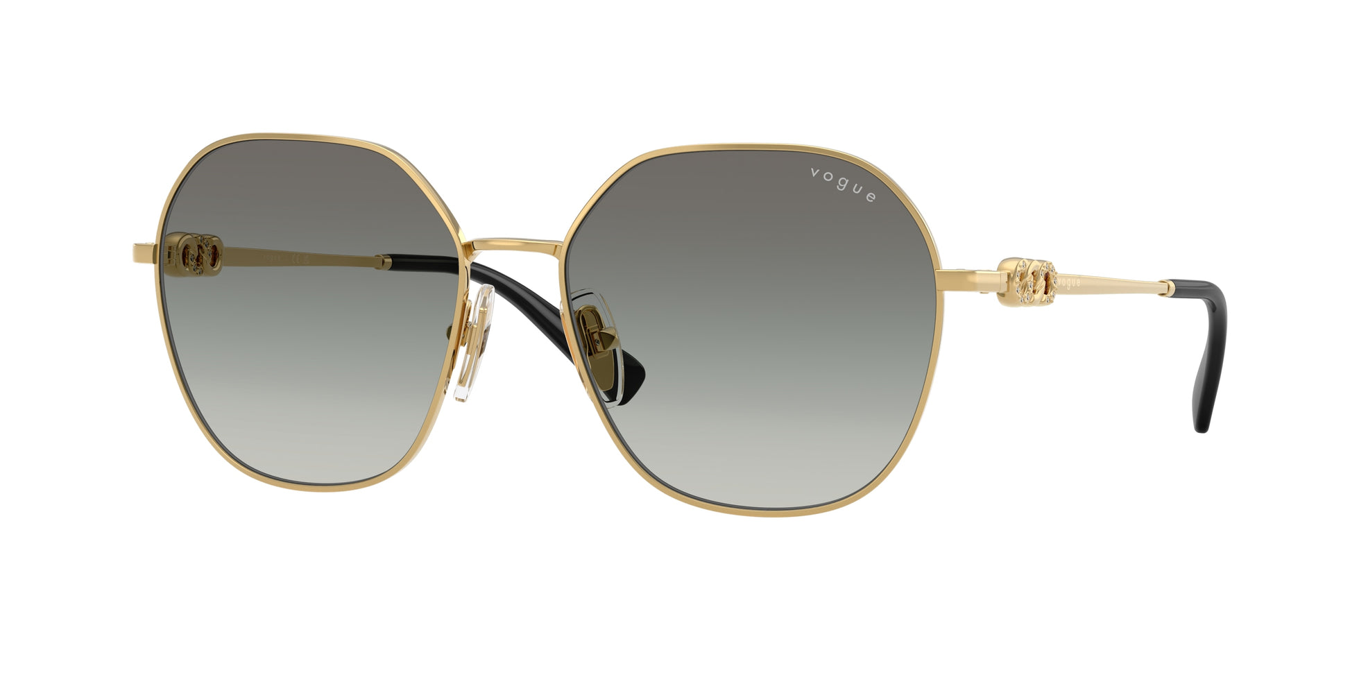 Vogue VO4318SB Irregular Sunglasses  280/11-Gold 55-140-16 - Color Map Gold