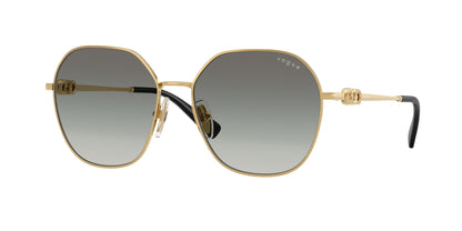 Vogue VO4318SB Irregular Sunglasses  280/11-Gold 55-140-16 - Color Map Gold