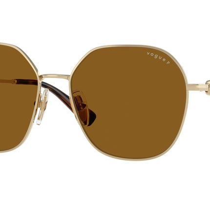 Vogue VO4318SB Irregular Sunglasses  848/83-Pale Gold 55-140-16 - Color Map Gold