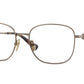 Vogue VO4319B Square Eyeglasses  5138-Light Brown 54-140-17 - Color Map Brown