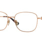 Vogue VO4319B Square Eyeglasses  5152-Rose Gold 54-140-17 - Color Map Gold