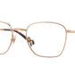 Vogue VO4321 Pillow Eyeglasses  5152-Rose Gold 53-145-20 - Color Map Gold
