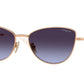 Vogue VO4324S Butterfly Sunglasses  51524Q-Rose Gold 56-140-17 - Color Map Gold