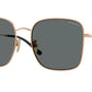 Vogue VO4327SD Square Sunglasses  515281-Rose Gold 57-145-18 - Color Map Gold