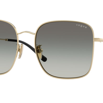 Vogue VO4327SD Square Sunglasses  848/11-Pale Gold 57-145-18 - Color Map Gold