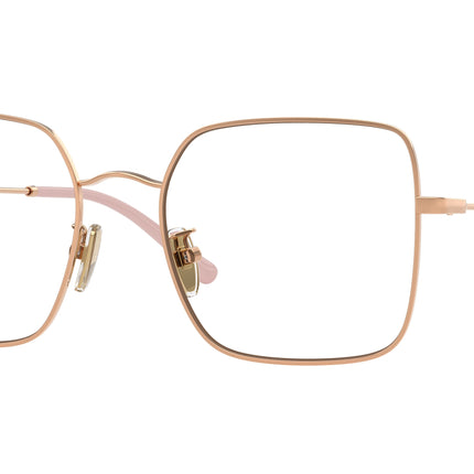 Vogue VO4328D Square Eyeglasses  5152-Rose Gold 54-145-19 - Color Map Gold