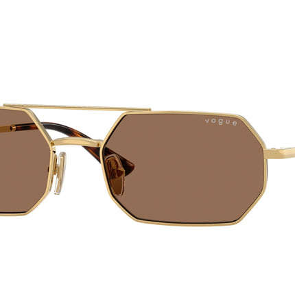 Vogue VO4329S Irregular Sunglasses  280/73-Gold 55-140-18 - Color Map Gold