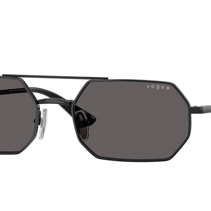 Vogue VO4329S Irregular Sunglasses  352/87-Black 55-140-18 - Color Map Black