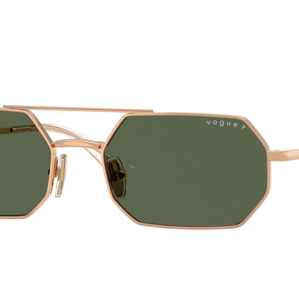 Vogue VO4329S Irregular Sunglasses  51529A-Rose Gold 55-140-18 - Color Map Gold