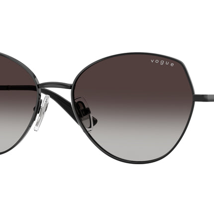 Vogue VO4330S Irregular Sunglasses  352/8G-Black 56-140-17 - Color Map Black