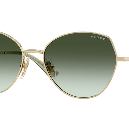 Vogue VO4330S Irregular Sunglasses  848/8E-Pale Gold 56-140-17 - Color Map Gold