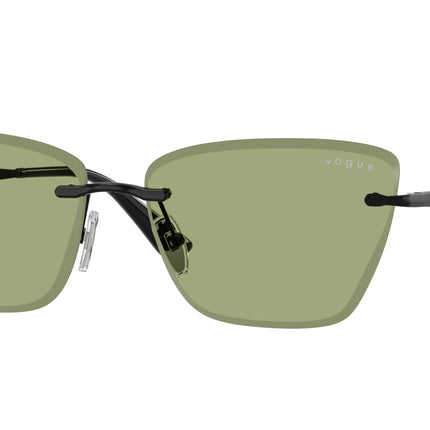 Vogue VO4332S Cat Eye Sunglasses  352/82-Black 59-140-15 - Color Map Black