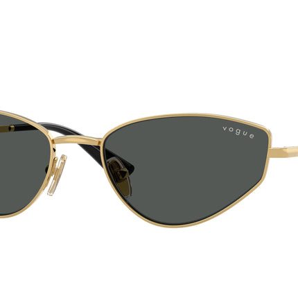 Vogue VO4339S Cat Eye Sunglasses  280/87-Gold 56-140-18 - Color Map Gold