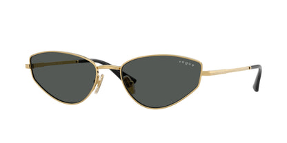 Vogue VO4339S Cat Eye Sunglasses  280/87-Gold 56-140-18 - Color Map Gold