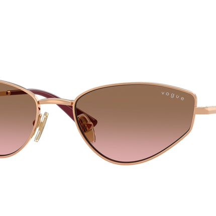 Vogue VO4339S Cat Eye Sunglasses  515214-Rose Gold 56-140-18 - Color Map Gold