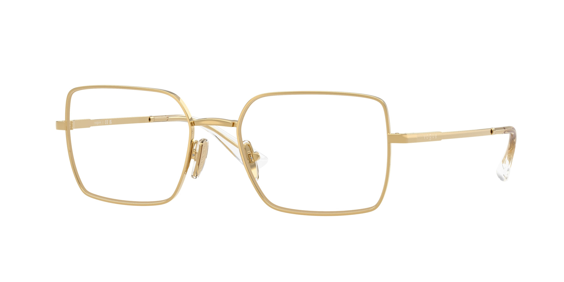 Vogue VO4340 Rectangle Eyeglasses  280-Gold 53-140-18 - Color Map Gold