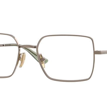 Vogue VO4340 Rectangle Eyeglasses  5138-Light Brown 53-140-18 - Color Map Brown