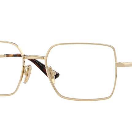Vogue VO4340 Rectangle Eyeglasses  848-Pale Gold 53-140-18 - Color Map Gold