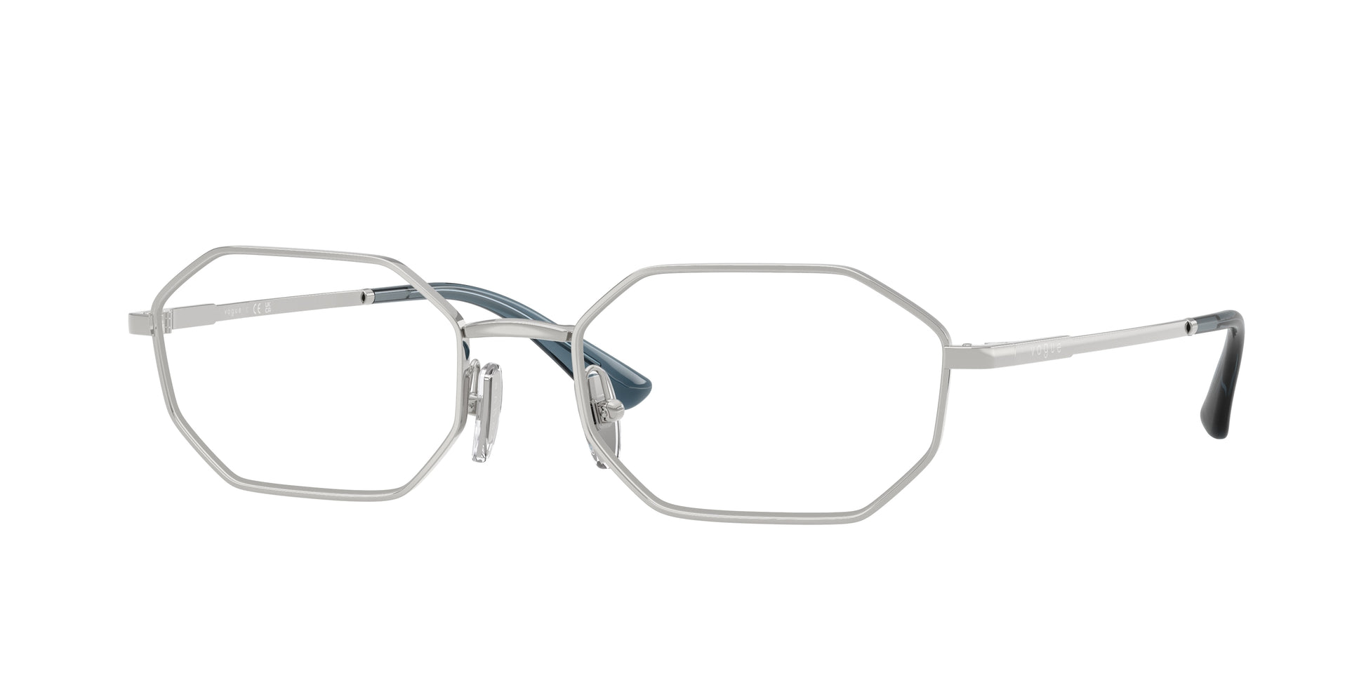Vogue VO4341 Irregular Eyeglasses  323-Silver 52-140-18 - Color Map Silver