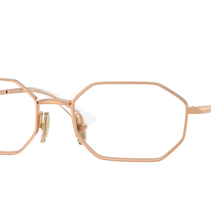 Vogue VO4341 Irregular Eyeglasses  5152-Rose Gold 52-140-18 - Color Map Gold