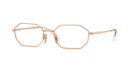 Vogue VO4341 Irregular Eyeglasses  5152-Rose Gold 52-140-18 - Color Map Gold