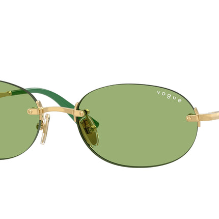 Vogue VO4342S Oval Sunglasses  280/2-Gold 55-140-18 - Color Map Gold