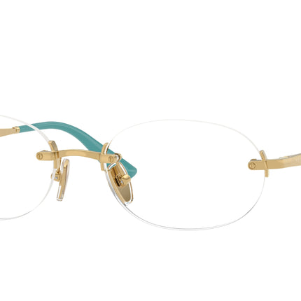 Vogue VO4343 Oval Eyeglasses  280-Gold 53-140-18 - Color Map Gold
