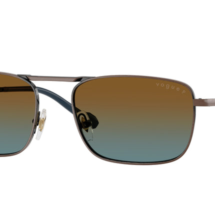 Vogue VO4346S Pillow Sunglasses  51351F-Antique Copper 56-145-18 - Color Map Brown