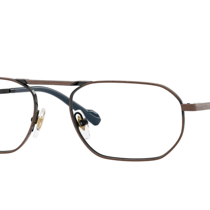 Vogue VO4347 Irregular Eyeglasses  5135-Antique Copper 53-145-18 - Color Map Brown