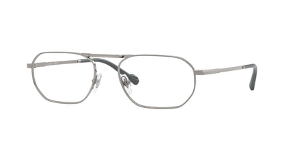 Vogue VO4347 Irregular Eyeglasses  5187-Brushed Gunmetal 53-145-18 - Color Map Grey
