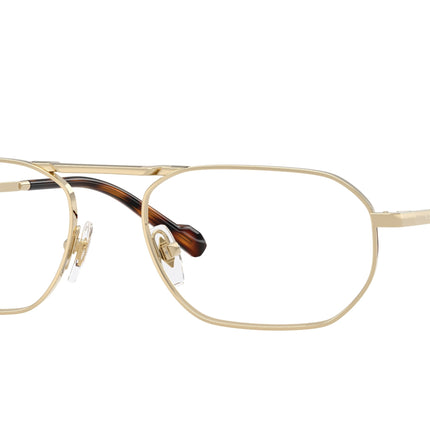 Vogue VO4347 Irregular Eyeglasses  848-Pale Gold 53-145-18 - Color Map Gold