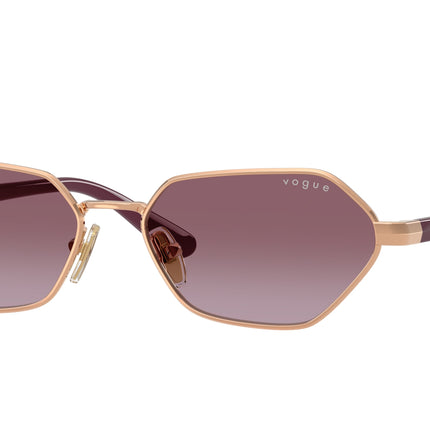 Vogue VO4349S Butterfly Sunglasses  51528H-Rose Gold 54-140-16 - Color Map Gold