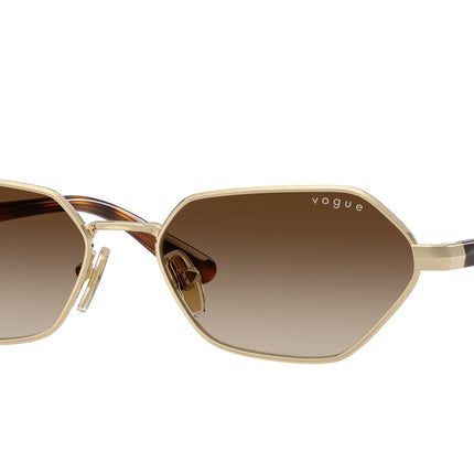 Vogue VO4349S Butterfly Sunglasses  848/13-Pale Gold 54-140-16 - Color Map Gold