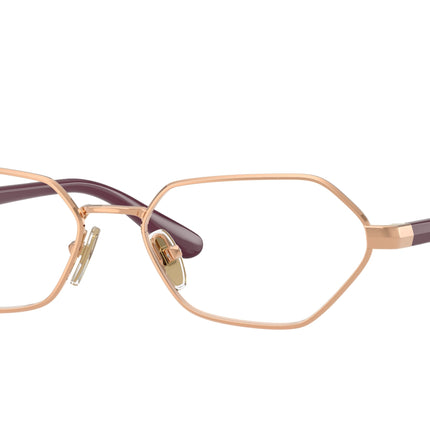 Vogue VO4350 Butterfly Eyeglasses  5152-Rose Gold 54-140-16 - Color Map Gold