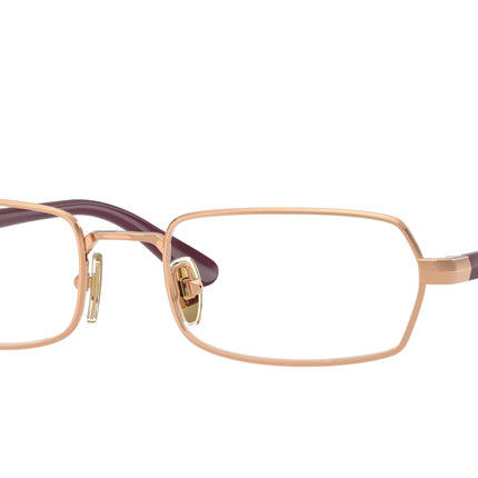Vogue VO4351 Irregular Eyeglasses  5152-Rose Gold 53-140-19 - Color Map Gold