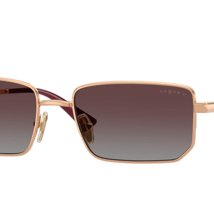 Vogue VO4352S Irregular Sunglasses  515262-Rose Gold 56-140-18 - Color Map Gold