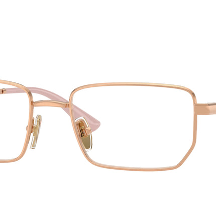 Vogue VO4354 Irregular Eyeglasses  5152-Rose Gold 54-140-18 - Color Map Gold