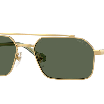 Vogue VO4356S Irregular Sunglasses  280/71-Gold 57-145-18 - Color Map Gold