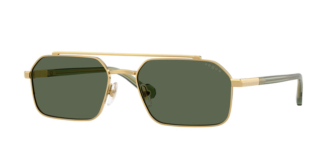 Vogue VO4356S Irregular Sunglasses  280/71-Gold 57-145-18 - Color Map Gold
