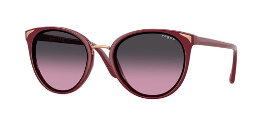 Vogue VO5230S Butterfly Sunglasses  287590-Full Cherry 54-140-21 - Color Map Red