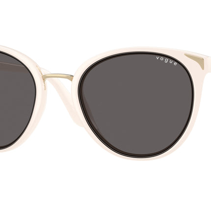 Vogue VO5230S Butterfly Sunglasses  312487-Full Ivory 54-140-21 - Color Map White