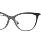 Vogue VO5239 Cat Eye Eyeglasses  1880-Top Gradient Black/Smoke 54-140-16 - Color Map Black