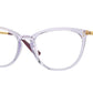 Vogue VO5276 Cat Eye Eyeglasses  2745-Transparent Violet 53-140-17 - Color Map Violet