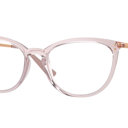 Vogue VO5276 Cat Eye Eyeglasses  2942-Transparent Pink 53-140-17 - Color Map Pink