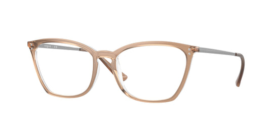 Vogue VO5277 Square Eyeglasses  2735-Top Brown/Crystal 53-140-17 - Color Map Brown