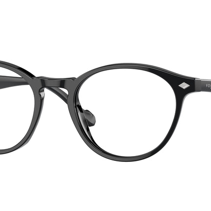 Vogue VO5326 Oval Eyeglasses  W44-Black 51-145-19 - Color Map Black